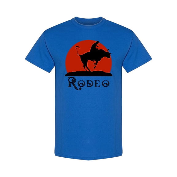 Bull Rodeo T-Shirt Men -SPIdeals Designs, Male 3X-Large