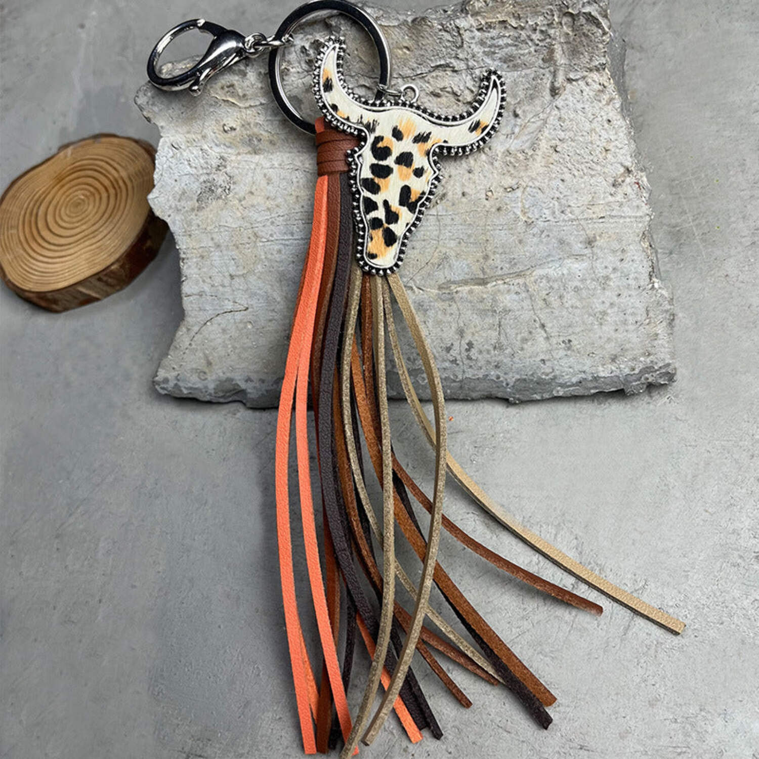 Bull Shape Fringe Key Chain - Walmart.com