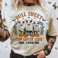 thumbnail image 1 of Bull Sheet Shirt, Funny Halloween Cow Tee with Ghost Cows, Spooky Season Shirt for Fall, Cute Farm Animal Shirt for Cow Lovers and Halloween Fans, 1 of 5