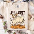 thumbnail image 1 of Bull Sheet Sweatshirt, Halloween Sweatshirt, Bull Sweatshirt, Ghost Cows Sweatshirt, Funny Cow Sweatshirt, Fall Sweatshirt TH140629, 1 of 5