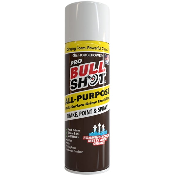 Bull Shot All-Purpose Professional Strength Foam Multi-Surface Dirt & Grime Emulsifier