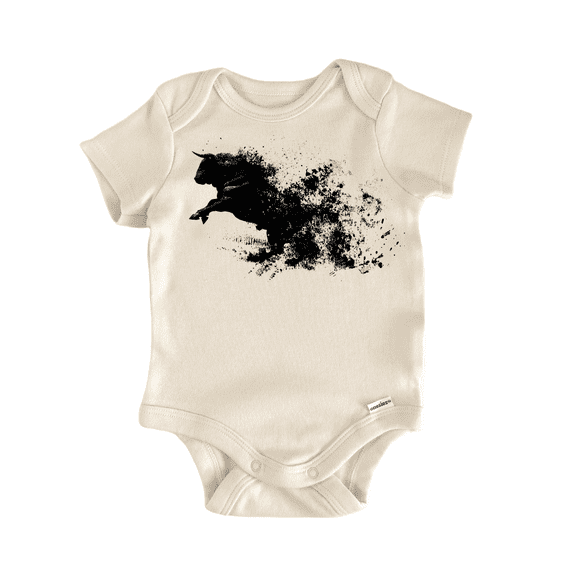 Bull Splatter Cow - Baby Bodysuit