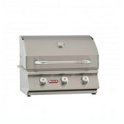 Bull Steer Premium 25-Inch 3-Burner Built-In Natural Gas Grill - 69009