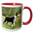 thumbnail image 1 of 3drose, Bull Terrier, 15oz Two-tone Red Mug, 1 of 6
