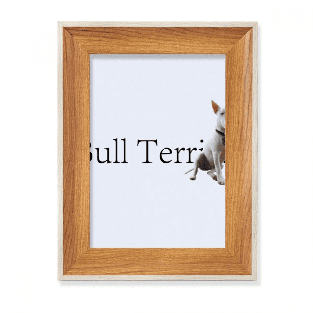 Bull Terrier Appearance Hair Dog Desktop Wooden Photo Frame Display ...