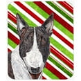 thumbnail image 1 of Bull Terrier Candy Cane Christmas Glass Cutting Board - Large, 1 of 1