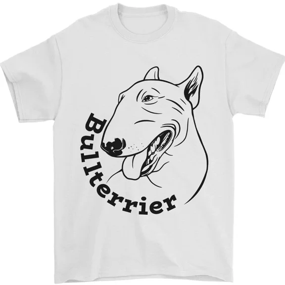 Bull Terrier Dog Text T-Shirt