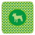 thumbnail image 1 of Bull Terrier Lucky Shamrock Foam Coasters, Set Of 4, 1 of 1