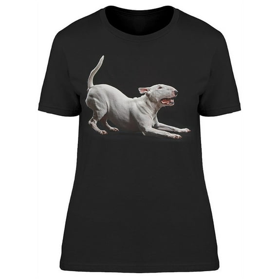 Bull Terrier: Playful T-Shirt Women -Image by Shutterstock, Female Large