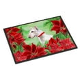 thumbnail image 1 of Bull Terrier Poinsettas Indoor or Outdoor Mat - 18 x 27 in., 1 of 1