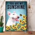 thumbnail image 1 of Bull Terrier Sunflower You Are My Sunshine Paper Poster No Frame Matte Wall Art Decor 16 x 24 Inch Poster, 1 of 5