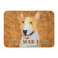 thumbnail image 1 of Bull Terrier Wipe your Paws Machine Washable Memory Foam Mat, 1 of 4