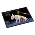 thumbnail image 1 of Bull Terrier under the Christmas Tree Door Mat, 1 of 4