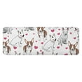 thumbnail image 1 of Bull Terriers and Hearts Kitchen Rug Mat,Kitchen Runner Rugs Non Skid Washable,Decorative Kitchen Floor Mats for Kitchen,Sink,Laundry,17"x47.2", 1 of 7