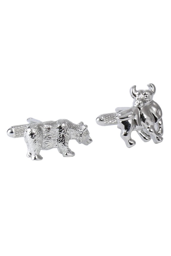 Bull and Bear Cufflinks