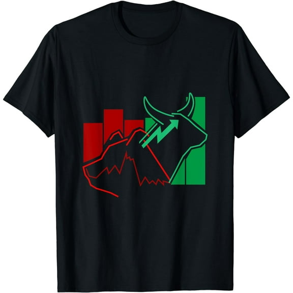 Bull and Bear market Passive Income with Stocks Investor T-Shirt