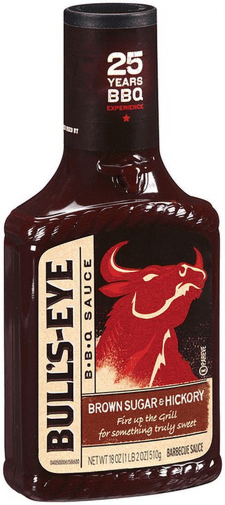 Bull's-Eye BBQ Sauce Brown Sugar & Hickory 18 Oz, Bottle (Pack of 20)