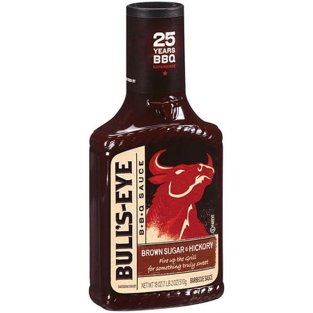 Bull's-Eye BBQ Sauce Brown Sugar & Hickory 18 Oz, Bottle (Pack of 20)