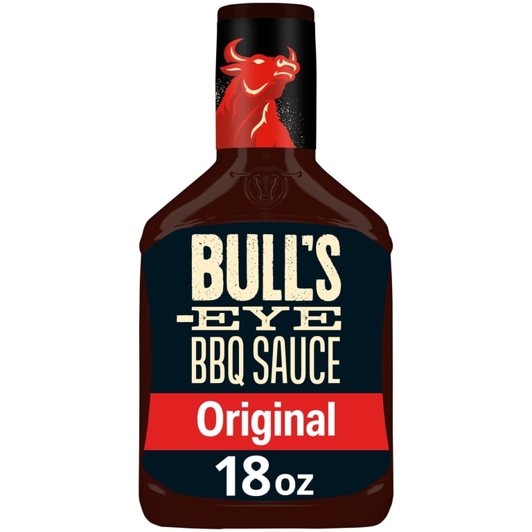 Bull's-Eye Original Barbecue BBQ Sauce, 18 oz Bottle, Bold Flavor