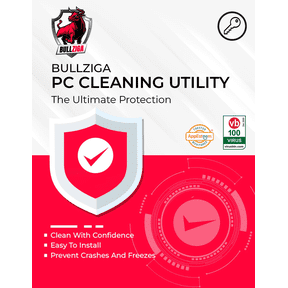 BullZIGA PC Cleaning Utility for Windows (PC Software) 1-Year | 1-Device (BullZIGA Antivirus Co)