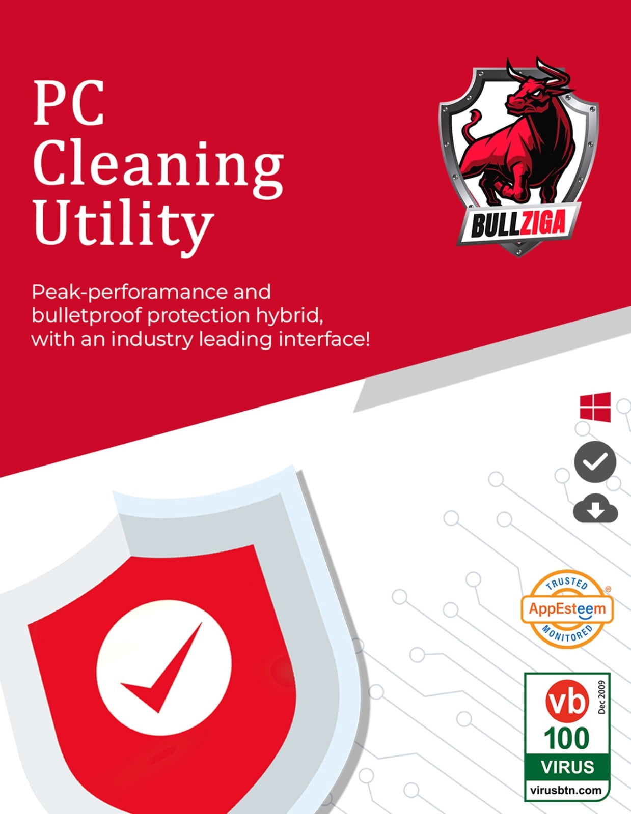 BullZIGA PC Cleaning Utility for Windows (PC Software) 3-Year | 1-Device (BullZIGA Antivirus Co)