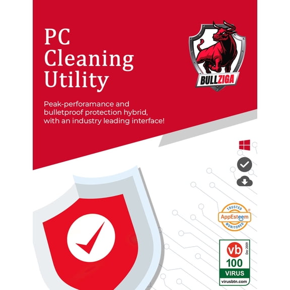 BullZIGA PC Cleaning Utility for Windows (PC Software) 3-Year | 3-Device (BullZIGA Antivirus Co)