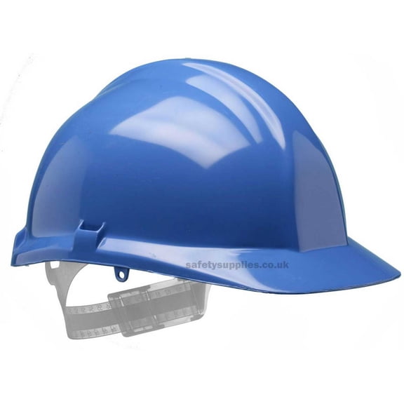 Bullard Blue HDPE Cap Style Hard Hat With 4 Point Rachet Suspension