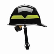 Wildland Fire Helmet, Thermoplastic, 6-Point Sure-LockR Ratchet, Black, Fits Hat Size 6-1/2 to 8