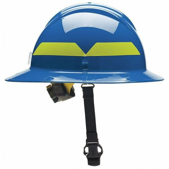 Bullard Fire Helmet,Blue,Thermoplastic FHBLR