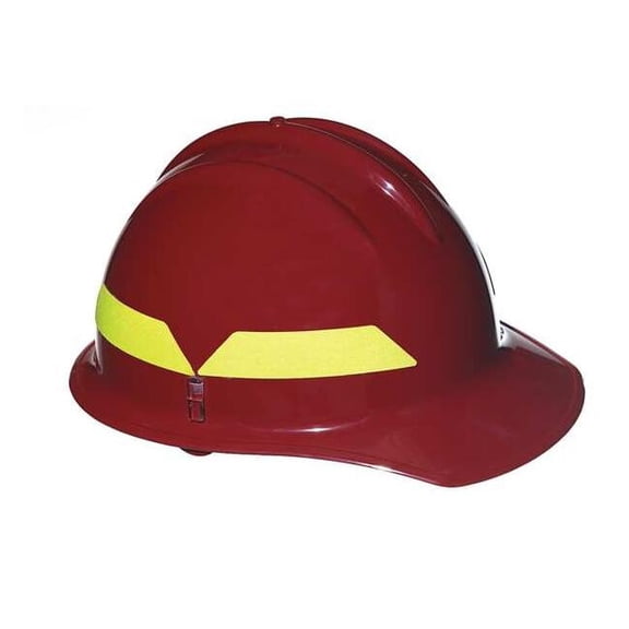 Bullard Fire Helmet,Red,Front Brim FCRDR