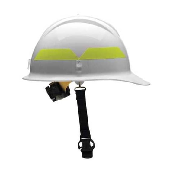 Bullard Fire Helmet,White,Thermoplastic FCWHR