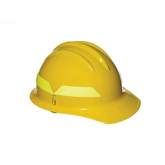 Bullard Fire Helmet,Yellow,Front Brim FCYLR