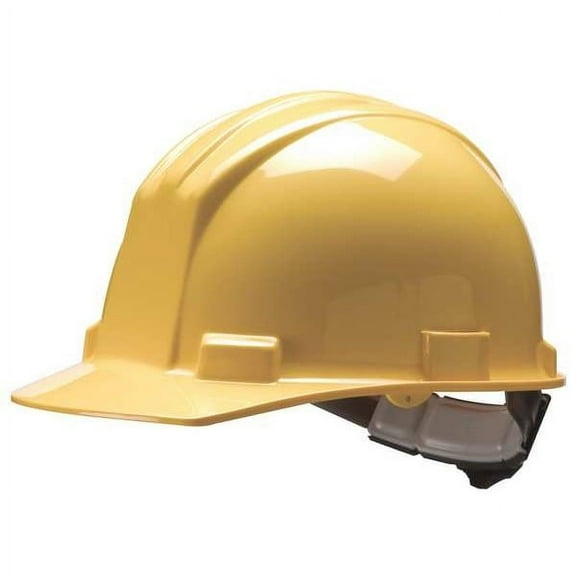 Hard Hat, S51, Polyethylene, 4 Point Ratchet, Type 1, Class E, Yellow