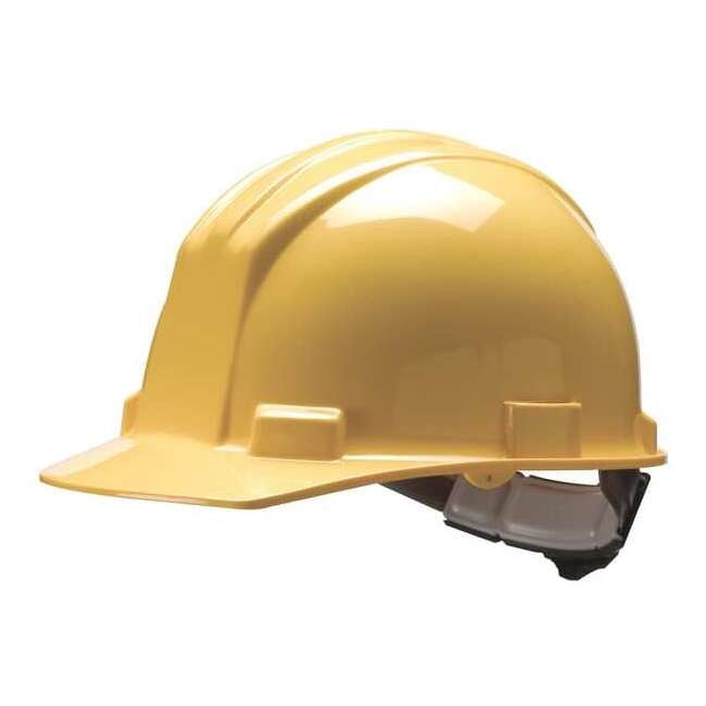 Hard Hat, S61, Polyethylene, 4 Point Ratchet, Type 1, Class E, Yellow 61YLR