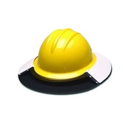 Bullard SS6 Sunshield لخوذات على شكل قبعة كاملة الحواف، أسود/أبيض، مقاس واحد