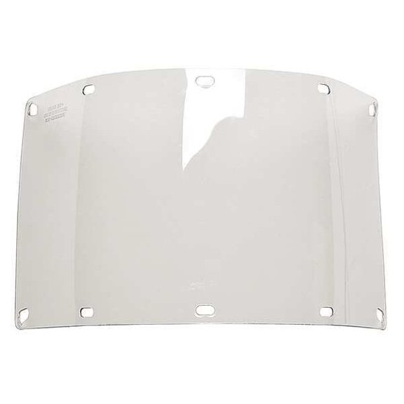 Bullard FaceShieldVisor,Clr,Uncoatd,Polyethylene 840TX2