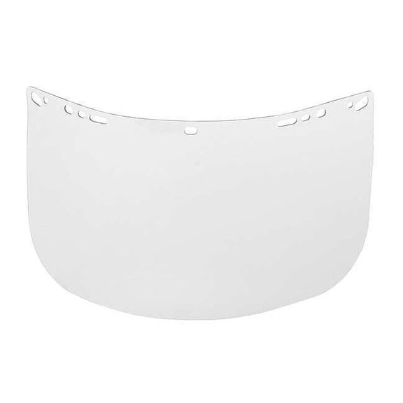 Bullard Visor, Clear Visor, 8 in Height, Uncoated Lens, clear 860T