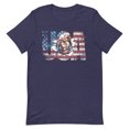 thumbnail image 1 of Bulldog 4th July Memorial Day USA (Heather Midnight Navy, 4XL), 1 of 1