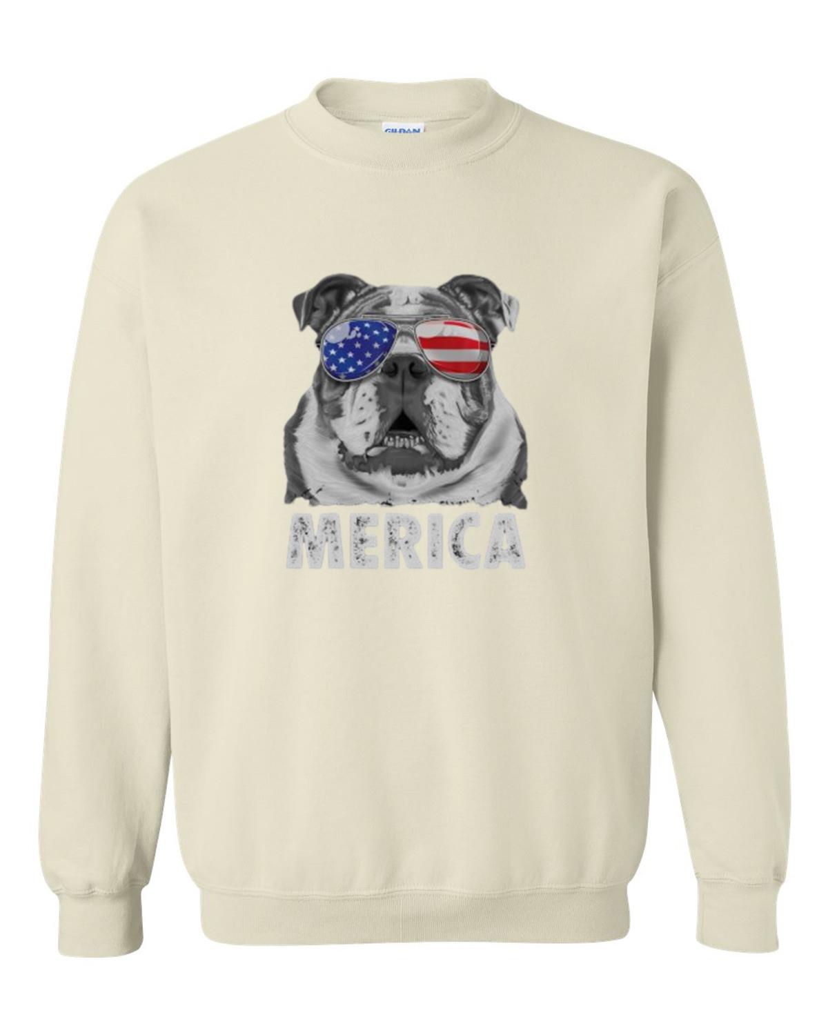 Sweatshirt Bulldog Crown Homme Destroyed Multicolore - Neuf Avec étiquettes, Coupe Regular