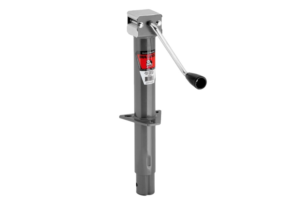 Bulldog AFrame Trailer Jack 2k lbs. Lift Capacity, Sidewind,BoltOn,13