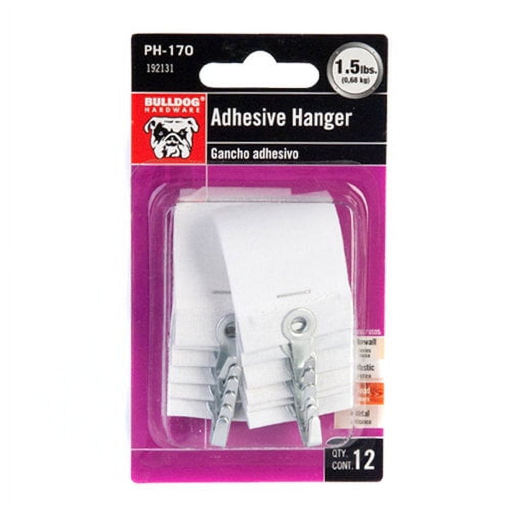 Bulldog Adhesive Hanger and Eye 12pc Walmart