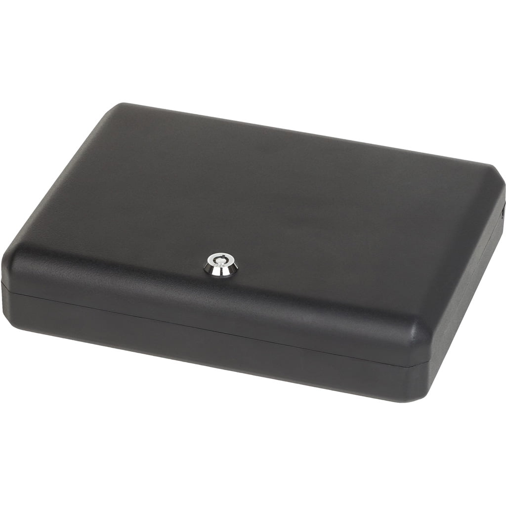 Bulldog BD1128 Pesonal Vault Key Lock & Security Cable Gun Safe Key Key 11" L x 8.5" W x 2.25" D (Exterior) 16 Gauge Steel Black