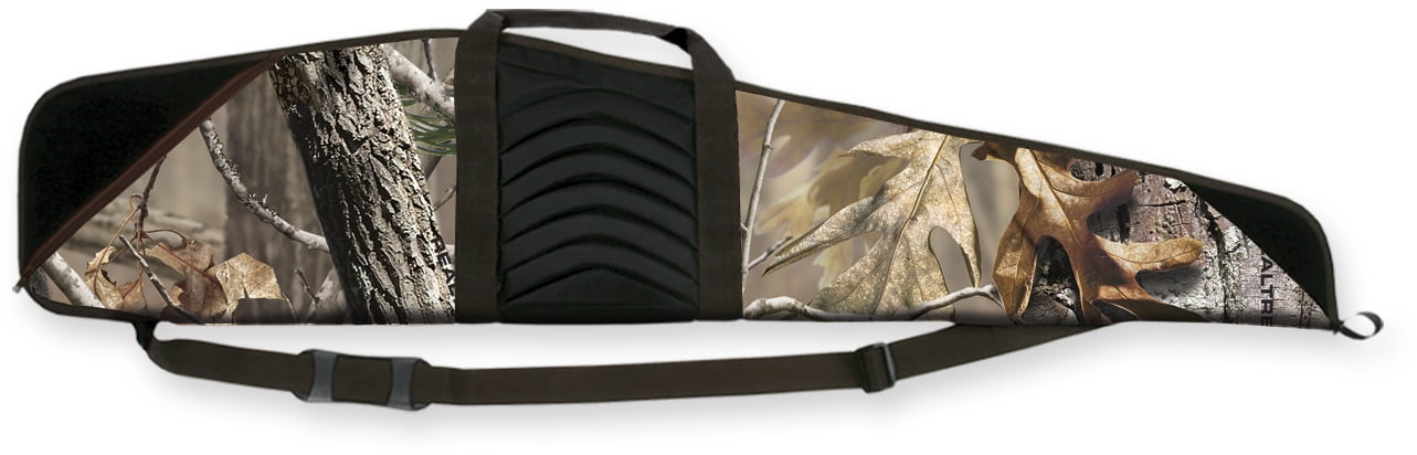 Bulldog BD206 Pinnacle 48" Scoped Rifle Case Nylon Realtree AP Camo with Brown Trim and Black Leather