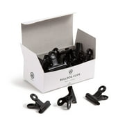 Bulldog Binder Clips, Black, 20 Count