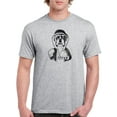thumbnail image 1 of Bulldog Boxer T-Shirt Men -Smartprints Designs, Male Medium, 1 of 4