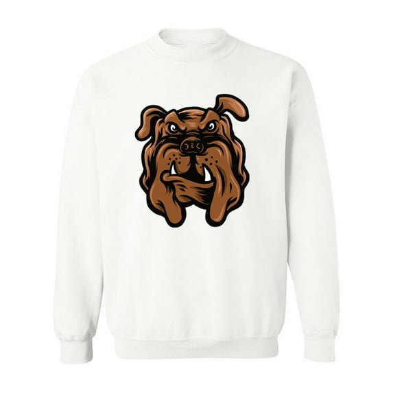 Bulldog Cartoon . Sweatshirt Men -Image by Shutterstock, Male 4X-Large