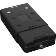 Bulldog Cases Heavy Duty Steel Gun Case, Black, 11.3" x 6.9" x 2.5", Mounting Bracket & Cable