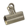 thumbnail image 1 of "Bulldog Clips, Jumbo, Nickel-Plated, 12/box | Bundle of 5 Boxes", 1 of 5
