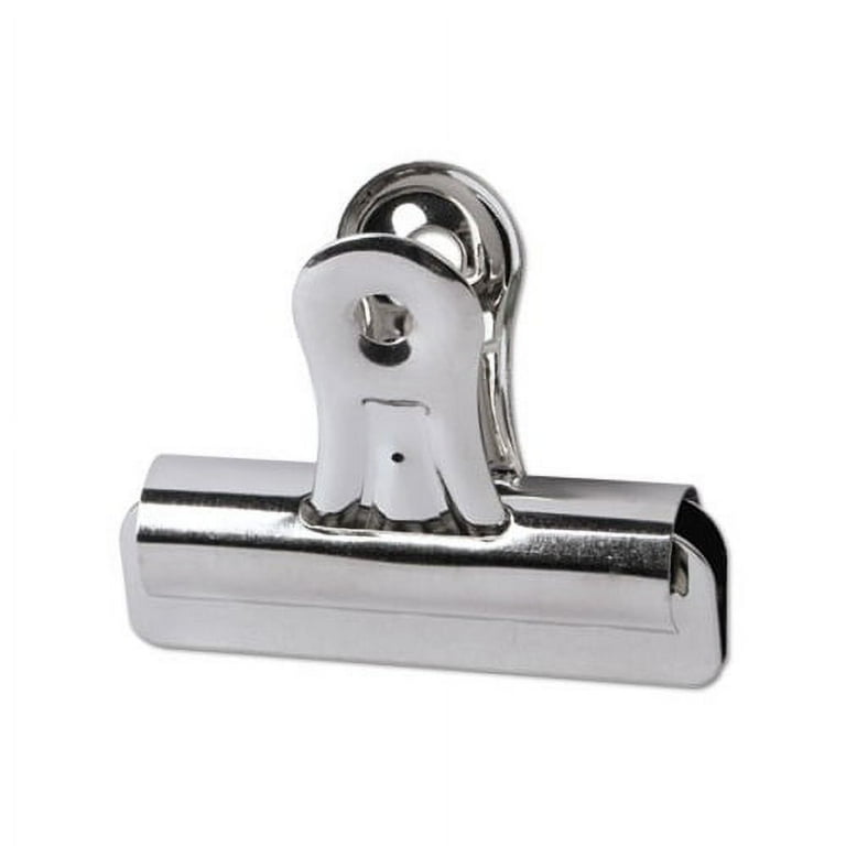 Bulldog Clips, Medium, Nickel, 36/Pack Bulldog Clips, Medium, Nickel, 36/Pack