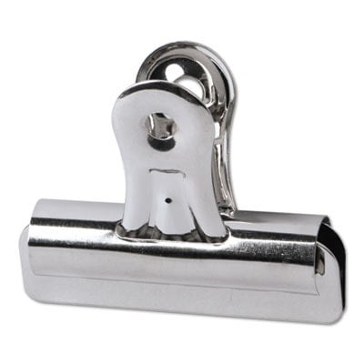 Bulldog Clips, Medium, Nickel, 36/Pack Bulldog Clips, Medium, Nickel, 36/Pack